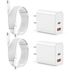 iPhone 17 16 15 Charger Fast Charging, 20W USB C Wall Charger Block with 6ft Type C to USB C Cable Cord for Apple iPhone 17/17 Pro/17 Pro Max/17 Air/16/16 Plus/16 Pro Max/15/15 Pro Max/iPad Pro/Mini