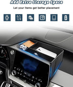 Ruiya For Lexus TX Center Console Organizer for Lexus TX 350 Accessories Double Layer Armrest & Dash Storage Tray Compatible with 2024 2025 2026 Lexus TX (TX350/TX500h+/TX550h)(3Packs)