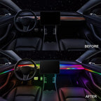 Dreamcolor Acrylic Interior Car LED Strip Light 43-inch, which fit for dreamcolor Main Controller Module and Sub-Controller Module kit (not Including) of the LED LAMP APP