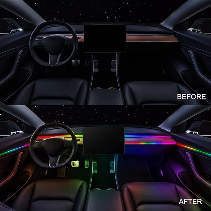 Dreamcolor Acrylic Interior Car LED Strip Light 55.1-inch, Fits Dreamcolor Main & Sub-Controllers