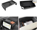 LUWU 2025 2026 Sienna Accessories for 2025 2026 Toyota Sienna Accessories Dashboard Storage Tray Center Console Organizer, Armrest Console Tray Storage Box Black 2-Pack (ONLY for 12.3-INCH Screen)