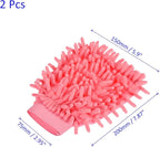 M METERXITY Microfiber Wash Mitt - Chenille Reusable Gloves for Cleaning, Scratch-Free, Apply to Kitchen House Cleaning