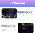 NJSBYL Blue-Purple Interior Ambient Lighting LED Circuit Board for 2016-2022 B-MW X1 F48, 2010-2017 5Series F07, 2012-2015 7Series F01 Coupe Sedan SUV Door Handle Trim/Storage/Pocket Atmosphere Light