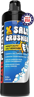 Carfidant Xtreme Salt Crusher – Boat Wash Soap & Salt Remover - Marine Engine Flush & Road Salts Neutralizer - Heavy Duty Cleaner for Boats, Jetskis, Cars - 16 fl. oz.