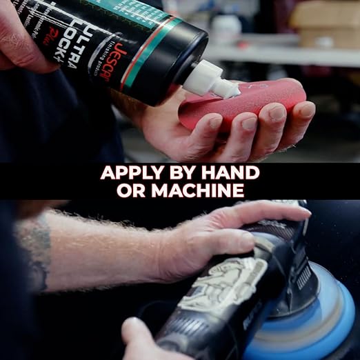 Jescar Ultra Lock + - 32oz | SiO2-Infused Advanced Polymer Sealant for Long-Lasting Paint Protection and High Gloss Finish – UV Protection, Easy Application, Safe for Cars, Boats, RVs, and Motorcycles