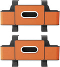 Car Organizers and Storage Box Behind Seat, Car Organizers and Storage Back Seat, With Multiple Pockets, Hanging Car Seat Storage Travel Essentials, Snacks, Bottles (Orange * 2)