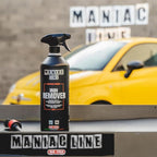 MANIAC LINE MAFRA Iron Remover | Rapid Metal Particle Dissolution for Safer Decontamination | Visual Reaction Guides Rinse | Bodywork Rims and Exterior Glass Pre Wash Step | 1 Liter