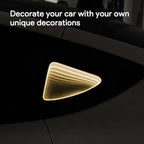 for Tesla Model Y 2019-2024 LED Rear Back Quarter Window Light Rocket Aerospace Theme Decoration Lights Kits Exterior Accessories DC 15V Warm Light