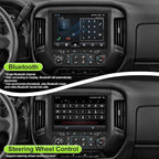 11.5 inch IPS Touchscreen Car Radio for Chevrolet Chevy Silverado GMC Sierra 2014-2018 (4GB RAM+64GB ROM), Android 13 Stereo with Wireless CarPlay Android Auto BT GPS SWC Backup Camera