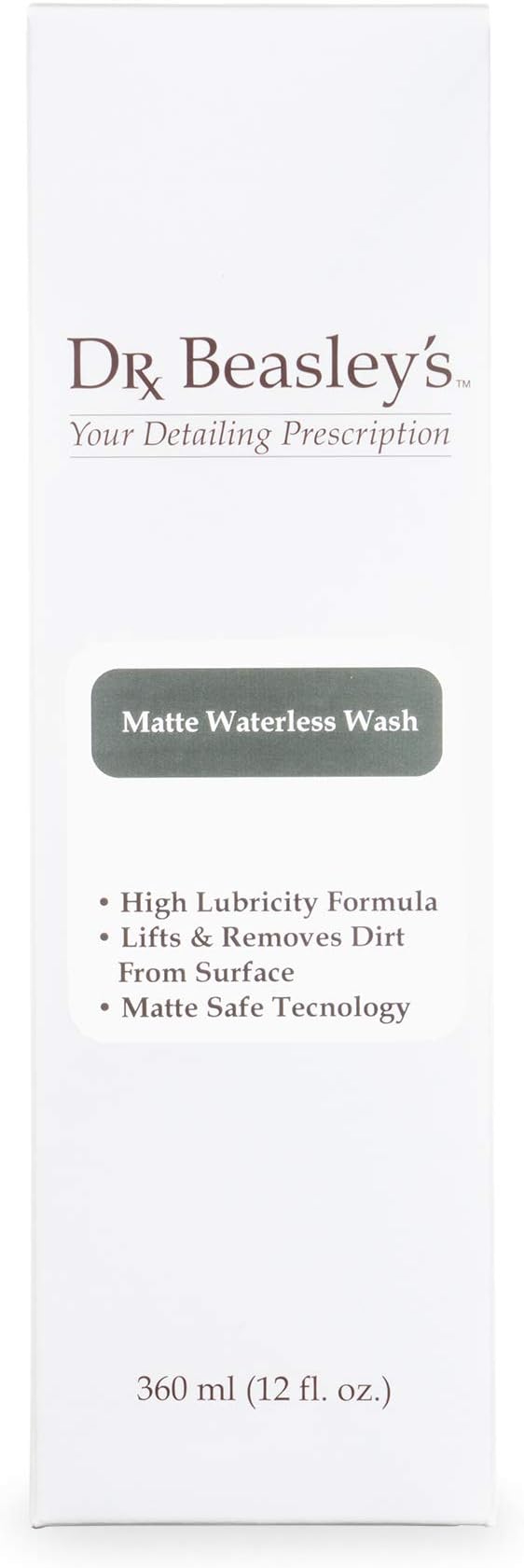Dr. Beasley's Matte Waterless Wash - 12 oz., High Lubricity Formula, Made for All Matte Finishes, Readily Biodegradable