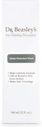Dr. Beasley's Matte Waterless Wash - 12 oz., High Lubricity Formula, Made for All Matte Finishes, Readily Biodegradable