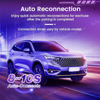 CarlinKit CP2A Pro AI Box – Convert Wired CarPlay to Wireless & Android Auto Supports Mainstream Streaming Video(Built-in)