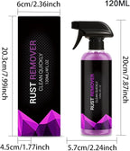 Genérico Car Rust Remover - Instant Polishing | 120ml Cleaning Spray with Resilient for, Tire, Brake Rim, Chain, Door Hinge, SUV, Truck, Vehicle, Motorcycle and Auto Use