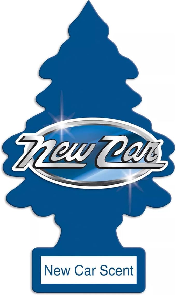 LITTLE TREES Car Air Freshener | Hanging Paper Tree for Home or Car | New Car Scent