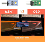 NJSBYL Blue-Orange LED Interior Ambient Circuit Board for B-MW M4 X1 3 4 5 Series Sedan Convertible Coupe F10 F30 F31 F32 F33 F34 F36 F48 F82 F83 Side Door Handle Courtesy Lamp Dual-color