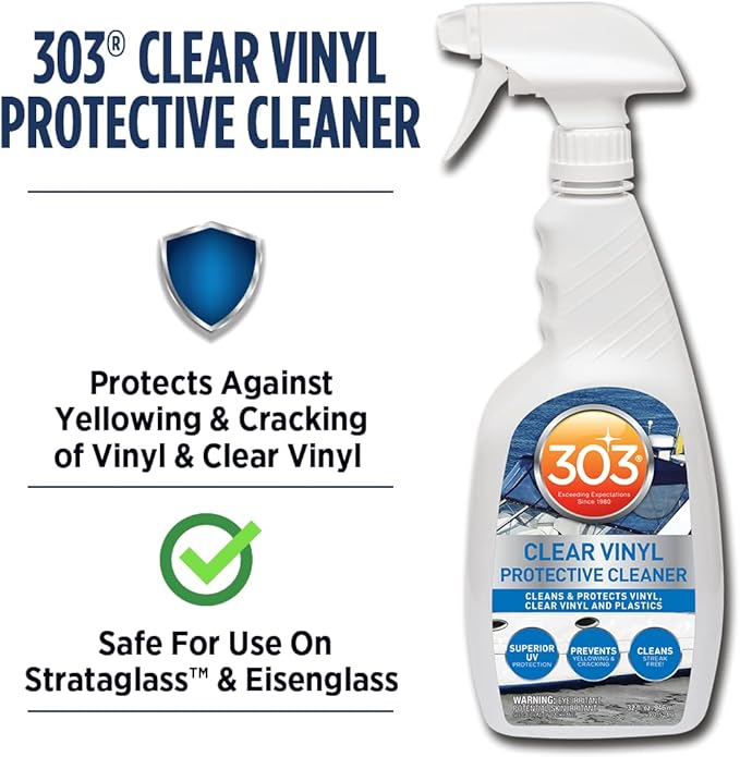 303 Marine Vinyl & Plastic Protectant Bundle with UV Protection - 10oz & 32oz