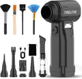 Electric Air Duster 150000RPM Super Power Handheld Cordless Mini Blower Vacuums Rechargeable Brushless Motor 10Gear Adjustable Portable Dust Blower for Pc Computer Keyboard Outdoor House Car Cleaning