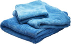 McKee's 37 MK37-G3PK Glacier 1100 Trifecta Microfiber Drying Towels (3 Korean Microfiber Drying Towels in sizes 16" x 16" / 20" x 30" / 30" x 50")