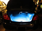 iJDMTOY 18-SMD-5050 LED Strip Light Compatible with Car Trunk Cargo Area or Interior Illumination, Ice Blue