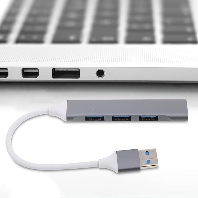 COHEALI USB Hub Multiport Expander for Laptop and PC Small USB Desk Hub with Packaging Box Compatible for Keyboard and Travel Use