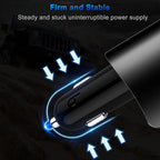 LIHAN 3 USB Car Charger, QC3.0 Output, Cigarette Lighter Adapter, 12V/24V Outlet Plug, Voltage Meter, Compatible for iPhone,iPad, Samsung, USB Charging Devices