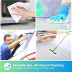 HOMEXCEL White Microfiber Cleaning Cloths, 20 Pack Cleaning Rags - Lint Free & Scratch-Free Microfiber Towels for Cars, House & Kitchen, Absorbent Cleaning Towels, 11.5 x 11.5 Inch
