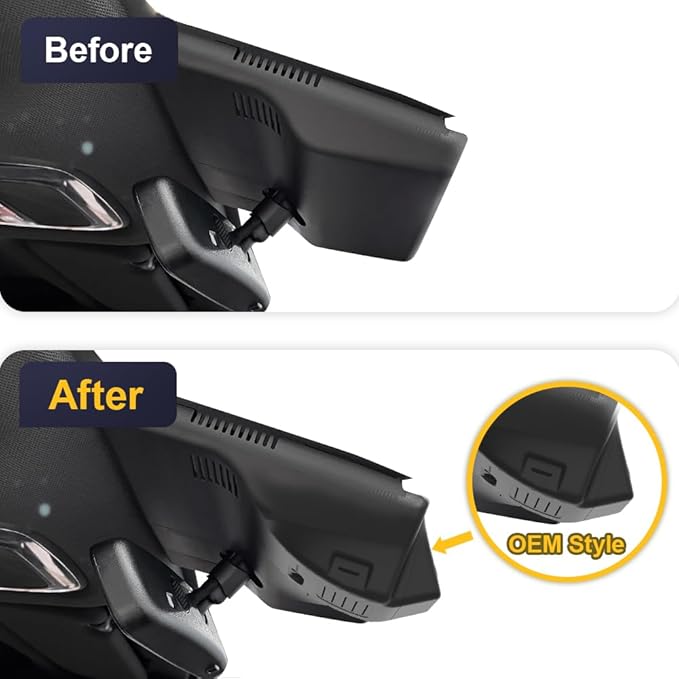 Fitcamx Front 4K+Rear 1080P Dash Cam Adapts for Hyundai Ioniq 5 2025-2026 (7 Vents/HD2-Ni000) & 2025 Ioniq 5 N, OEM Look, Dual HD Video, WiFi & APP, Loop Recording, G-Sensor, Easy to Set, 128GB Card