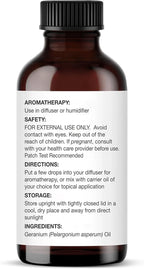 Majestic Pure Essential Oil with Glass Dropper - 100% Pure and Natural - Essential Oils for Diffuser, Aromatherapy, Soap and Candle Making, Geranium Essential Oil, Geranium Oil, 1 Fl Oz (Pack of 2)