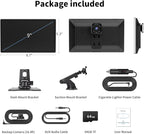 Madoec Portable Apple Carplay Screen for Car, 9" Wireless Apple Carplay & Android Auto,4K Dash Cam,1080p Backup Camera DVR,Car Audio Receivers GPS Navigation Mirror Link, Bluetooth,FM, Siri