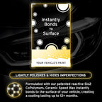 Ethos Ceramic Speed Wax – SiO2 Ceramic Coating Spray for Cars – Hydrophobic Car Wax Spray Top Coat Polish – High Gloss Shine, Ceramic Spray Wax – 12+ Month Protection