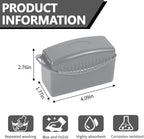 2PCS Tire Dressing Applicator, Car Tire Applicator Dressing Shine Sponge, Reusable Tire Dressing Applicator Pads with Lid, Wheel Applicator Foam for Car Detailing Cleaning (Gray)