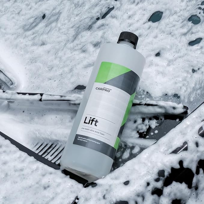 CARPRO Lift - Pre-Wash Snow Foam Car Wash Soap, Dissolves and Lifts Away a Large Amount of Dirt & Grime, Completely Touchless - Use in Bucket or Foam Cannon, Concentrated - 500ml (17oz)