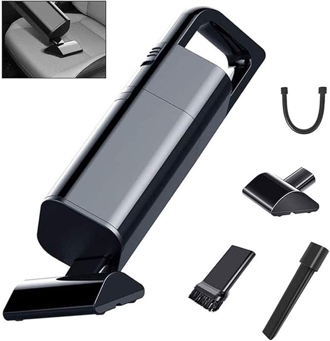 Portable Car Vacuum Cleaner: High Power Corded Handheld Car & Auto Accessories Kit for Detailing and Cleaning Car Interior (Color : A)