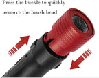 9-Piece Car Wheel Stud Cleaner Tool Set, Rust Removal Brush for 12-28mm Nuts, Drill Attachment for Impact Driver Use