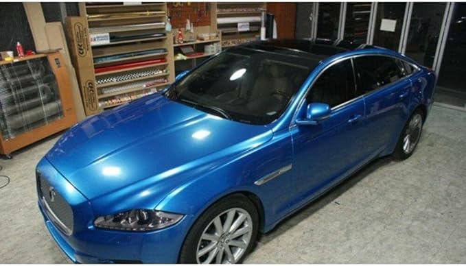 3M Car Wrap Roll 2080 Gloss Blue Metallic | G227 | (5ft x 2ft (10 Sq/ft)) | Automotive Vinyl Wrap for Cars - Car Interior Wrap & Exterior | w/Free Instawraps Pro Glove