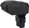 AULPHIKE Compatible with Nissan NV200 Armrest Center Console Organizer Armrests Double Layer Storage Space with USB Ports