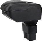 AULPHIKE Compatible with Nissan NV200 Armrest Center Console Organizer Armrests Double Layer Storage Space with USB Ports
