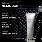 Dr. Beasley's Metal Coat 32 oz - 3 Year Protective Nanocoating for Exposed Metal, Enhances Shine & Clarity, Instant Bonding, Resists Stains, Fine Scratches, Etching