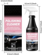 Car Interior Care & Cleaner Spray, 237ml Polishing Cleaner Car Interior Spray, Powerful Interior Detailer Spray for Cars, Multifunctional Car Interior Cleaner for Dashboards, Seats (1Set)