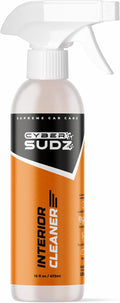 Car Interior Cleaner Spray - pH-Neutral, Natural Detailer, Dashboard, Leather Seat Cleaner, Tesla Vegan Leather, Plastic & Vinyl, Screen-Safe Matte Non-Greasy Finish - 16 oz - Citrus Scent