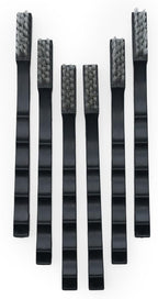 Nanoskin 6-Pack Toothbrush Style Brushes - Professional Detailing Brush Set, Car Interior and Upholstery Cleaning, Durable Nylon Bristles, Precision Automotive Cleaning, Essential Detailer's Toolkit