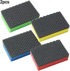 Car Detailing Clay Bar Kit 2 Sponge Blocks for Polishing and Dirt Removal (Green)