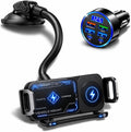 Wireless Car Charger Mount, Auto-Clamping Phone Holder with Fast Charging – Wireless Cell Phone Charging Car Mount for iPhone & Android (Gooseneck Mount)