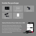 Transcend 64GB, Dual 2K+1080P Dash Cam Front and Rear Inside, 140 Wide-Angle, 2.4 Display, Built-in WiFi GPS,G-Sensor, Night Vision, Loop Recording, Parking Mode, ADAS, for Cars Taxi - TS-DP550B-64G