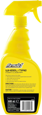 Formula 1 Wheel & Tire Cleaner - Removes Brake Dust and Dirt, Quickly Shines Rims & Tires, Safe for All Cars, Trucks, and Motorcycles (23 oz)