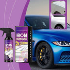 Iron Remover Car Detailing, Multipurpose Iron Powder Remover Spray, IronDecon Spray, Pulls Out Brake Dust, Rust & Fallout, for Motorcycle Tires, Brake Calipers, Boats, RVs, and Painted Surfaces