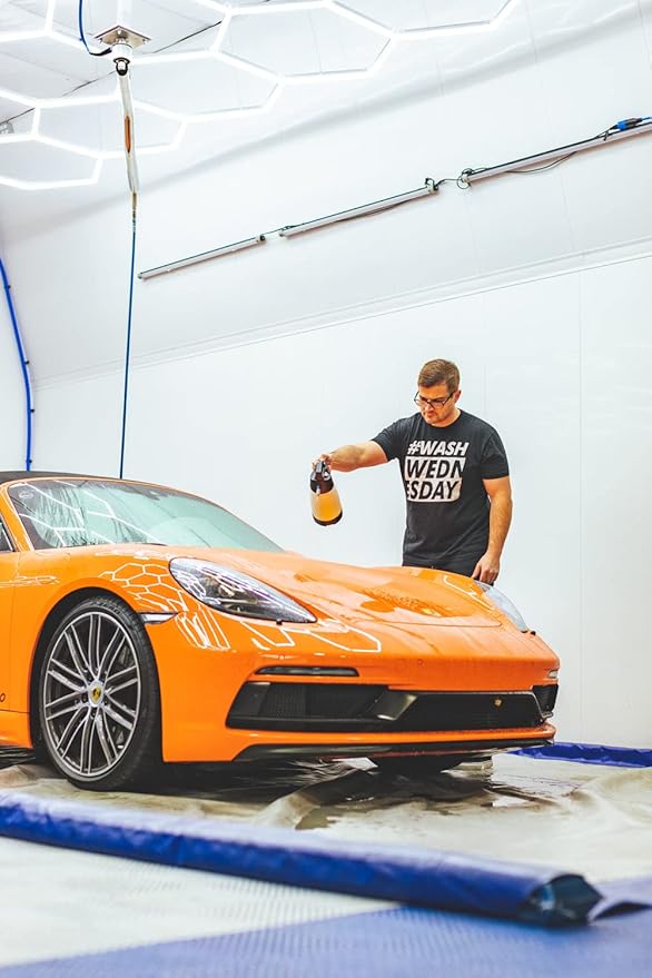 OPTI-COAT - No Rinse Ceramic Rinseless Car Wash - Premium Version of ONR, Enhanced with SiO2 & UV Inhibitors, Safe for Coated & Uncoated Vehicles, Paint, Glass & Interior (16oz)