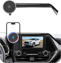 Phone Mount for Toyota Highlander (2020-2024 2025, 8 Inch), Mag Safe Car Mount Charger, Magnetic Phone Holder, 15W Wireless Charging, 360° & Hands Free, 2021 2022 2023 Highlander Interior Accessories