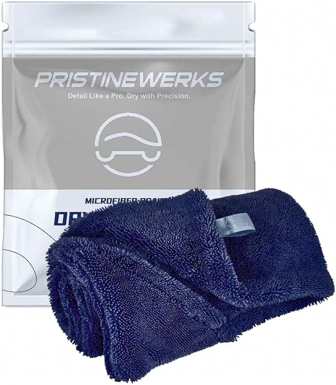Premium Car Drying Microfiber Towel, Double Sided, Hand Pockets, Easy Grip, 1300 GSM, Super Absorbent, Ultra Soft, Detailing, Cleaning, Car Wash - Cars, Trucks, SUVs (Large - 1-Pack)
