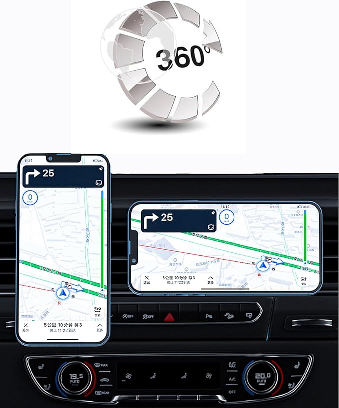 Designed for MagSafe Car Mount for 2026 Mazda cx70 cx90 Phone Holder 2026 15W Fast Wireless Charging 2026 Mazda CX-70 CX-90 Phone Mount 2026 Mazda CX90 Accessories Support 2024-present cx90/70